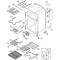 Maytag MER6872BAQ oven diagram