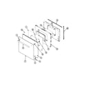 Maytag CWE5500ACE door-lower (cwe5500ace) diagram
