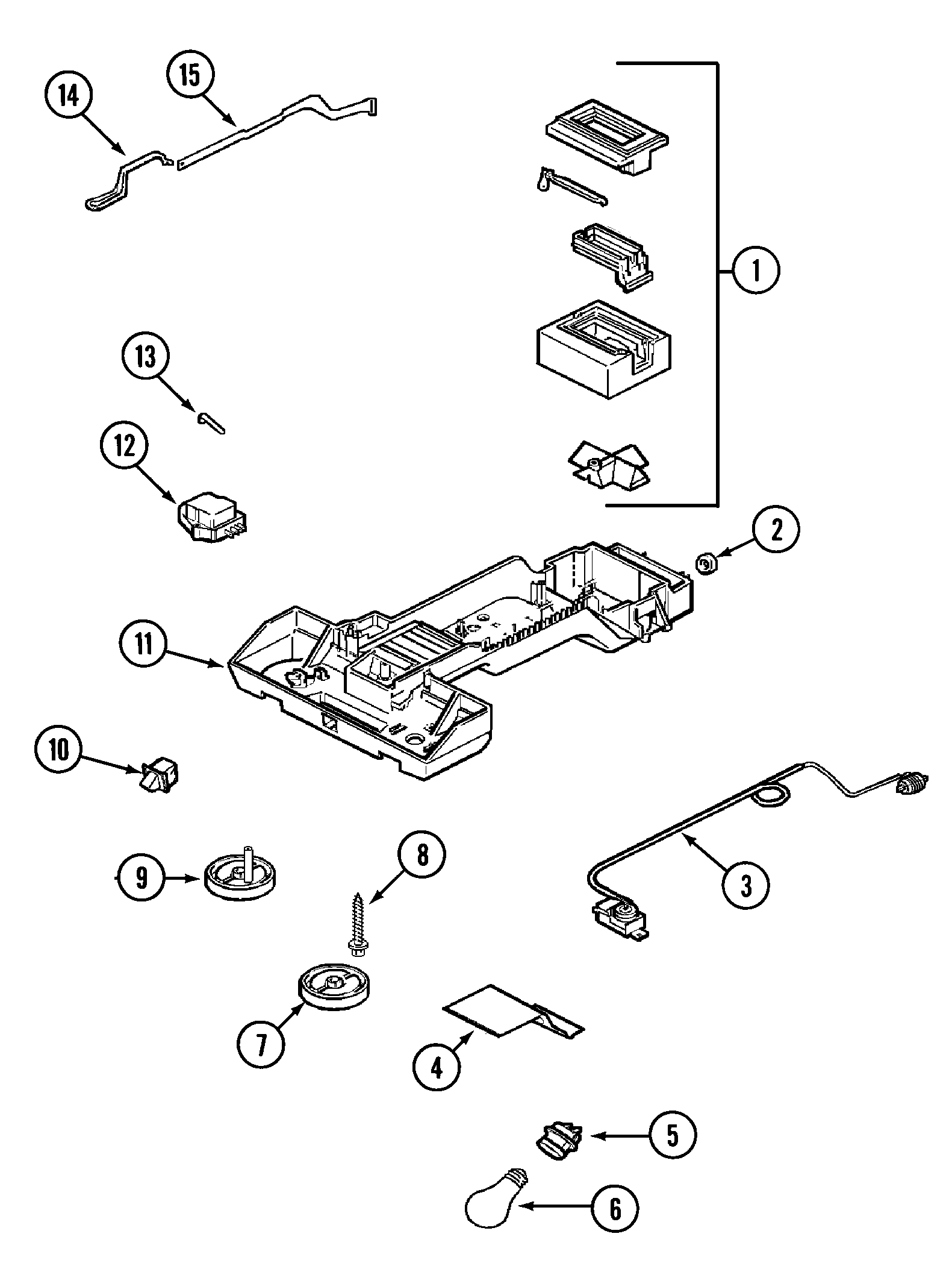 Crosley CT21A6FA controls diagram