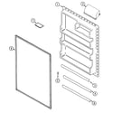 Crosley CT21B6FW fresh food inner door diagram