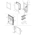 Amana ARB1905CW0 refrigerator door diagram