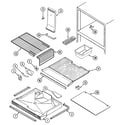 Maytag GT19B7N3EA freezer compartment diagram