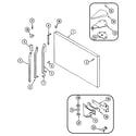 Maytag GT19B7N3EA freezer outer door diagram