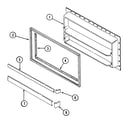 Maytag GT19B7N3EA freezer inner door diagram