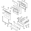 Maytag CRG8200BAW door/drawer diagram