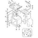 Maytag CRG9700CAM body diagram