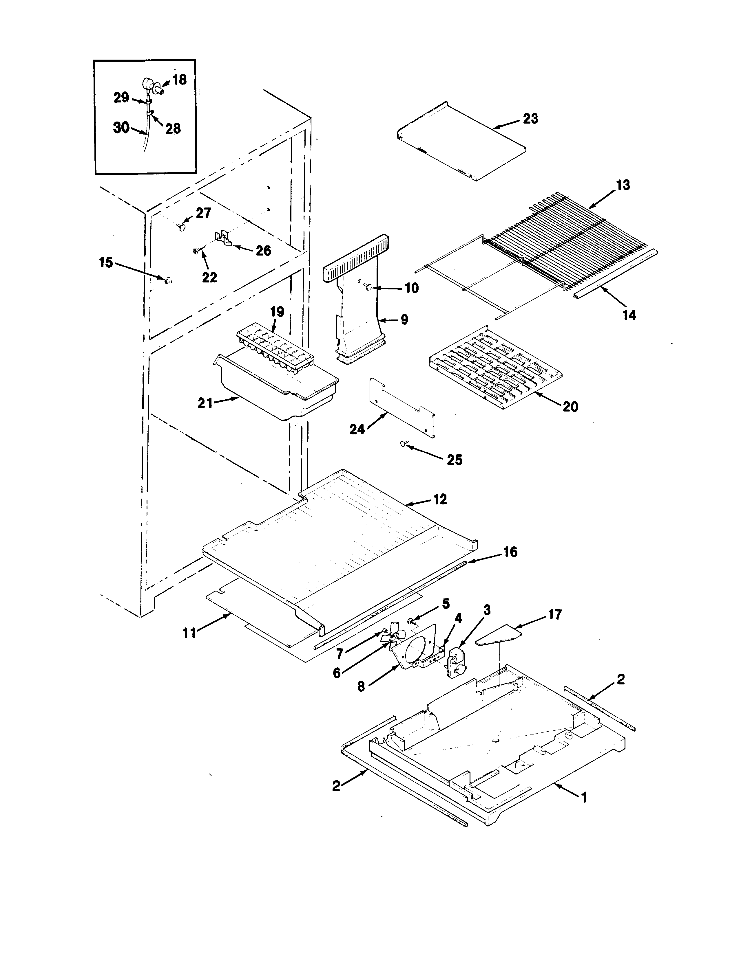 Maytag RTC17A-AH26D outer door diagram