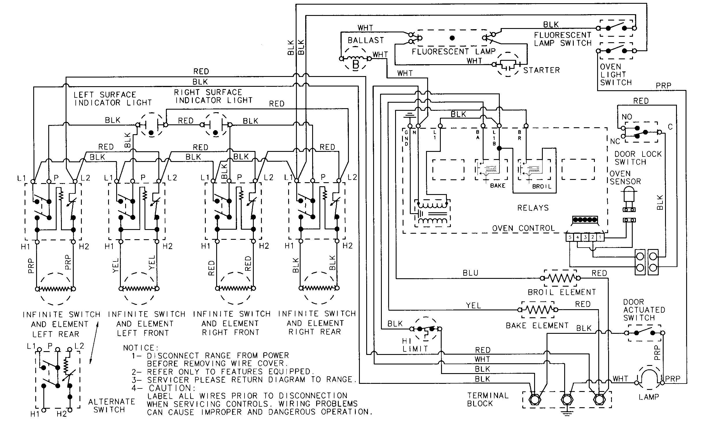 Maytag CRE8600CCM wiring information diagram