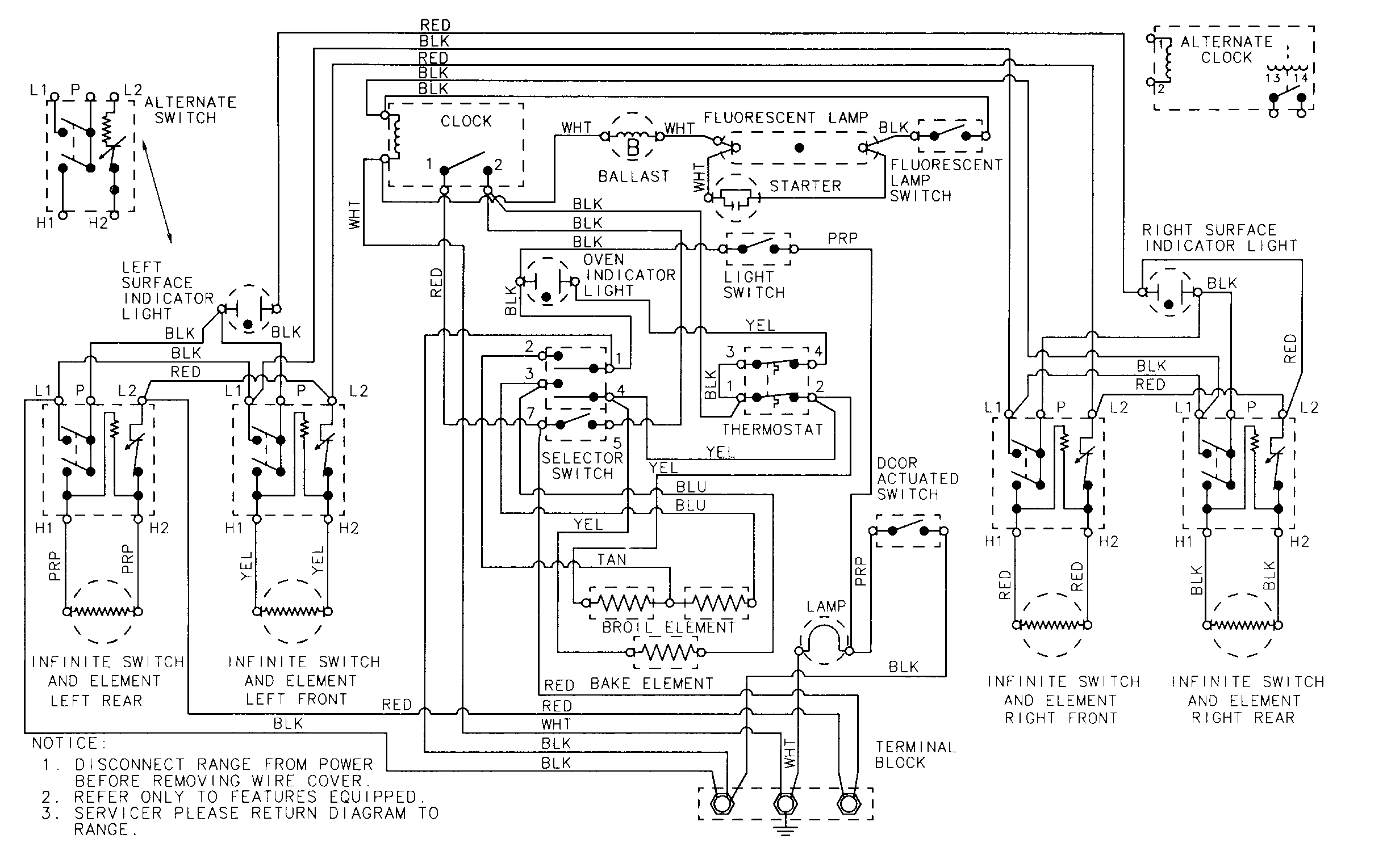 Maytag CRE8400BCW wiring information diagram