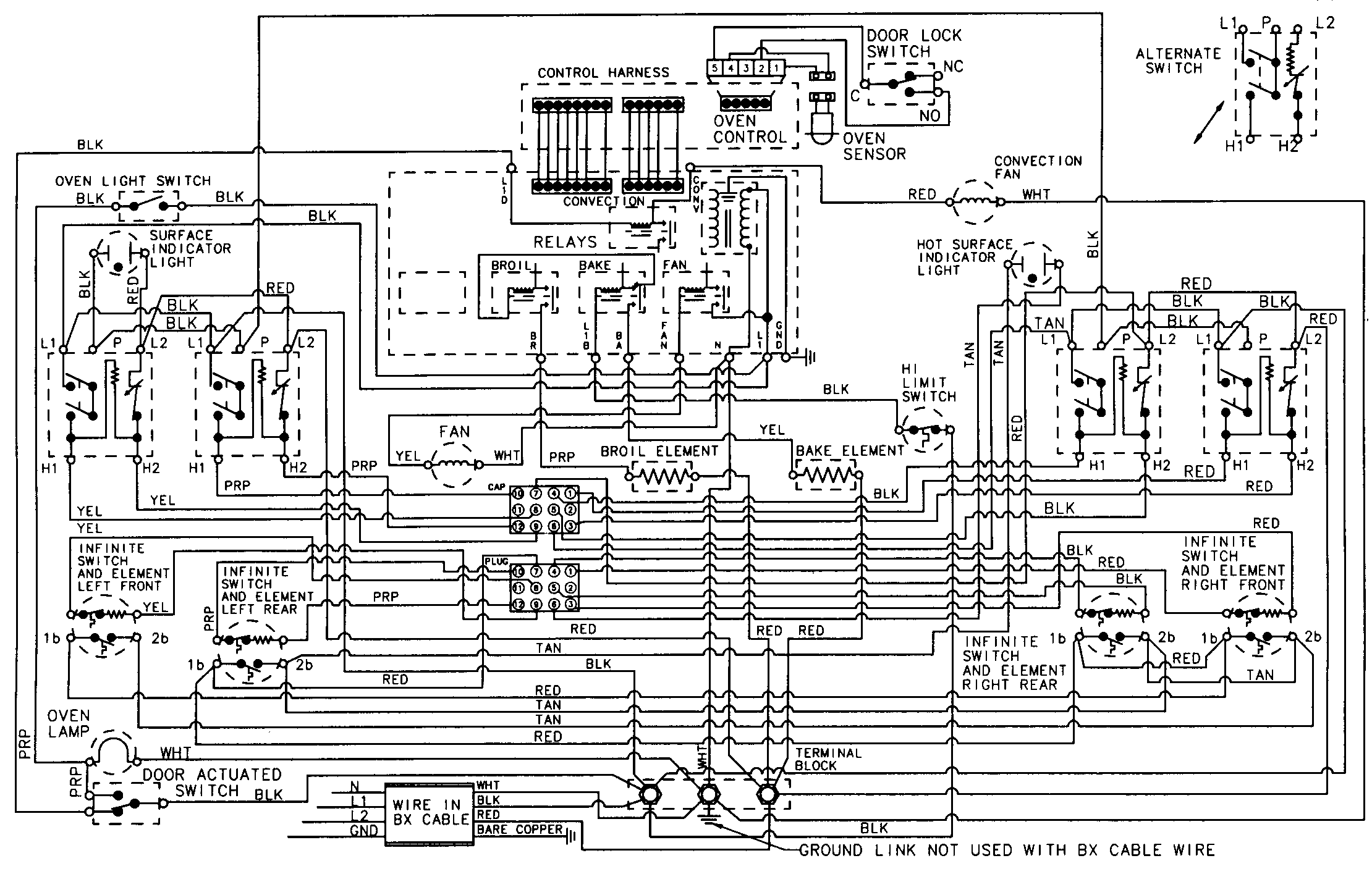 Magic Chef 6896XVB wiring information diagram
