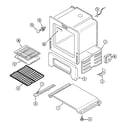 Maytag CRG7700BAL oven/base diagram