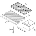 Crosley CT15Y5A shelves & accessories diagram