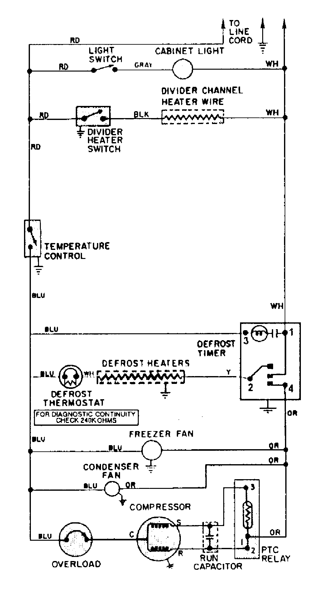Crosley CT15Y5A wiring information diagram