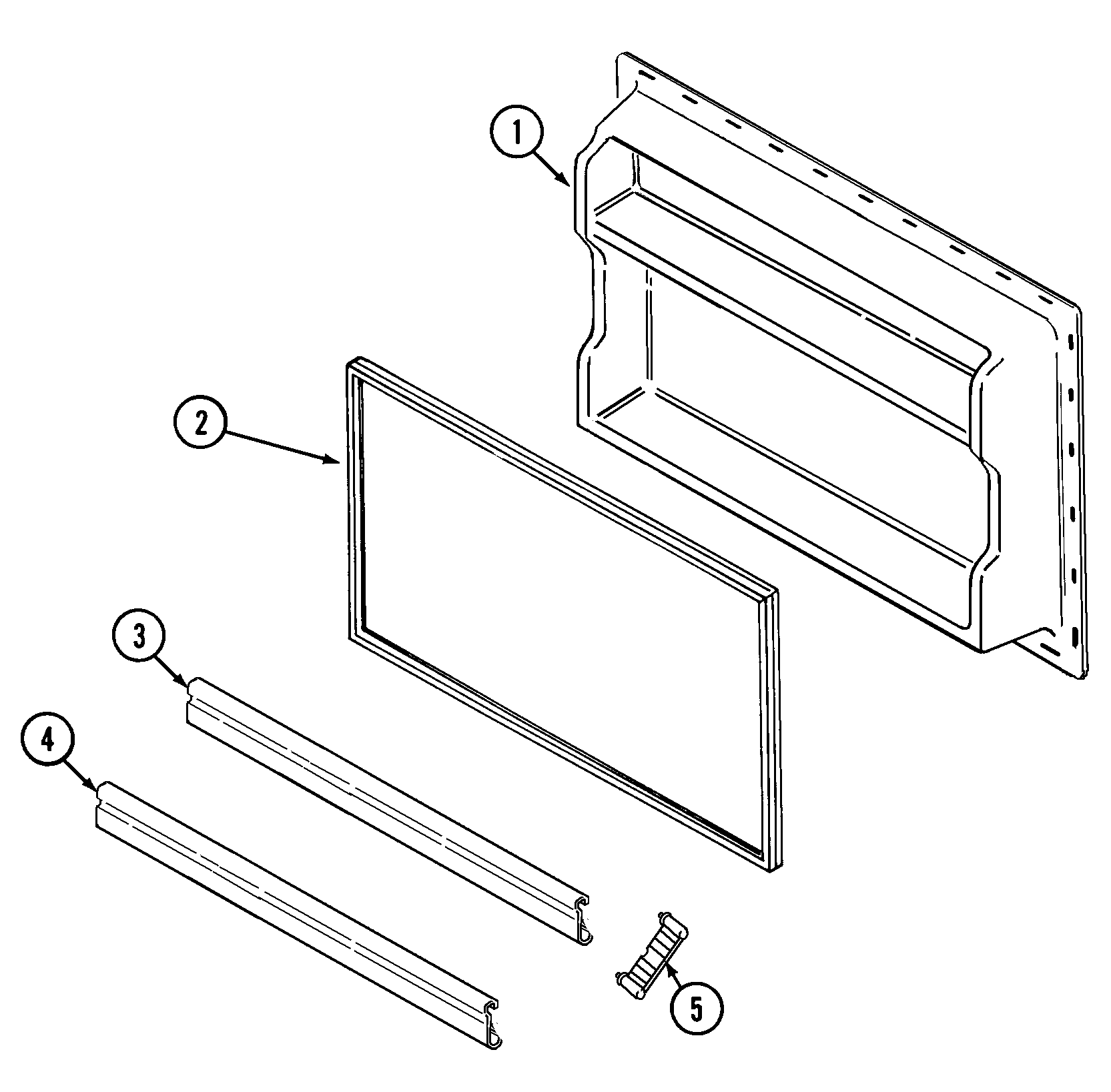 Jenn-Air JT17Y6LW freezer inner door diagram