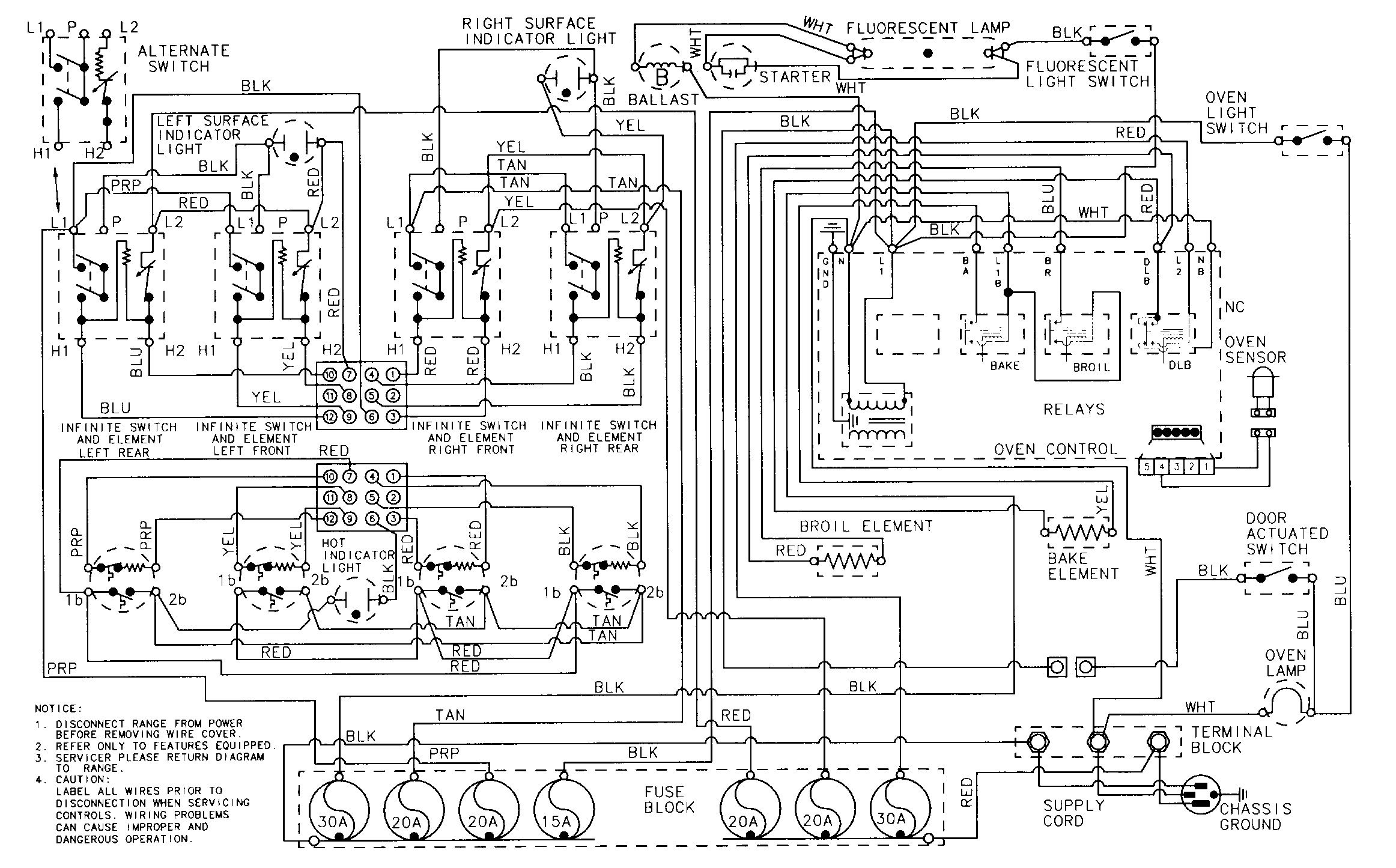 Maytag CRE7900ADE wiring information diagram