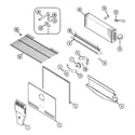 Crosley CT19A6FW freezer compartment diagram