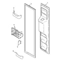 Jenn-Air JCD2389DEQ freezer inner door (jcd2389deb/q/s/w) diagram