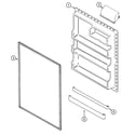 Maytag PTB1551GRW fresh food inner door diagram