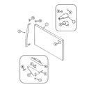 Maytag PTB1551GRW freezer outer door diagram