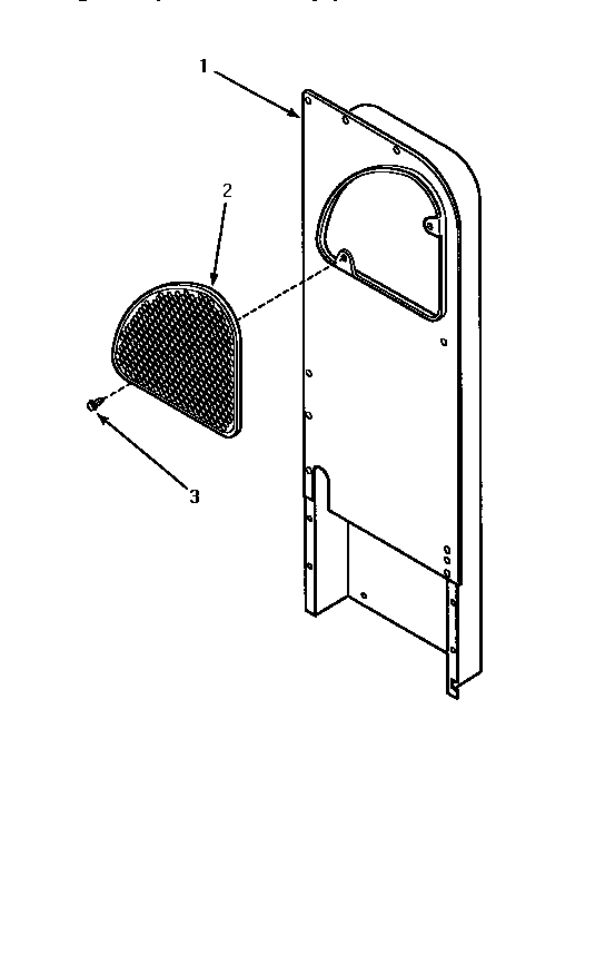 Amana LEM547L-P1176706WL heater box assy (replacement) diagram