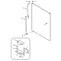 Maytag MTF1956GEW fresh food outer door diagram