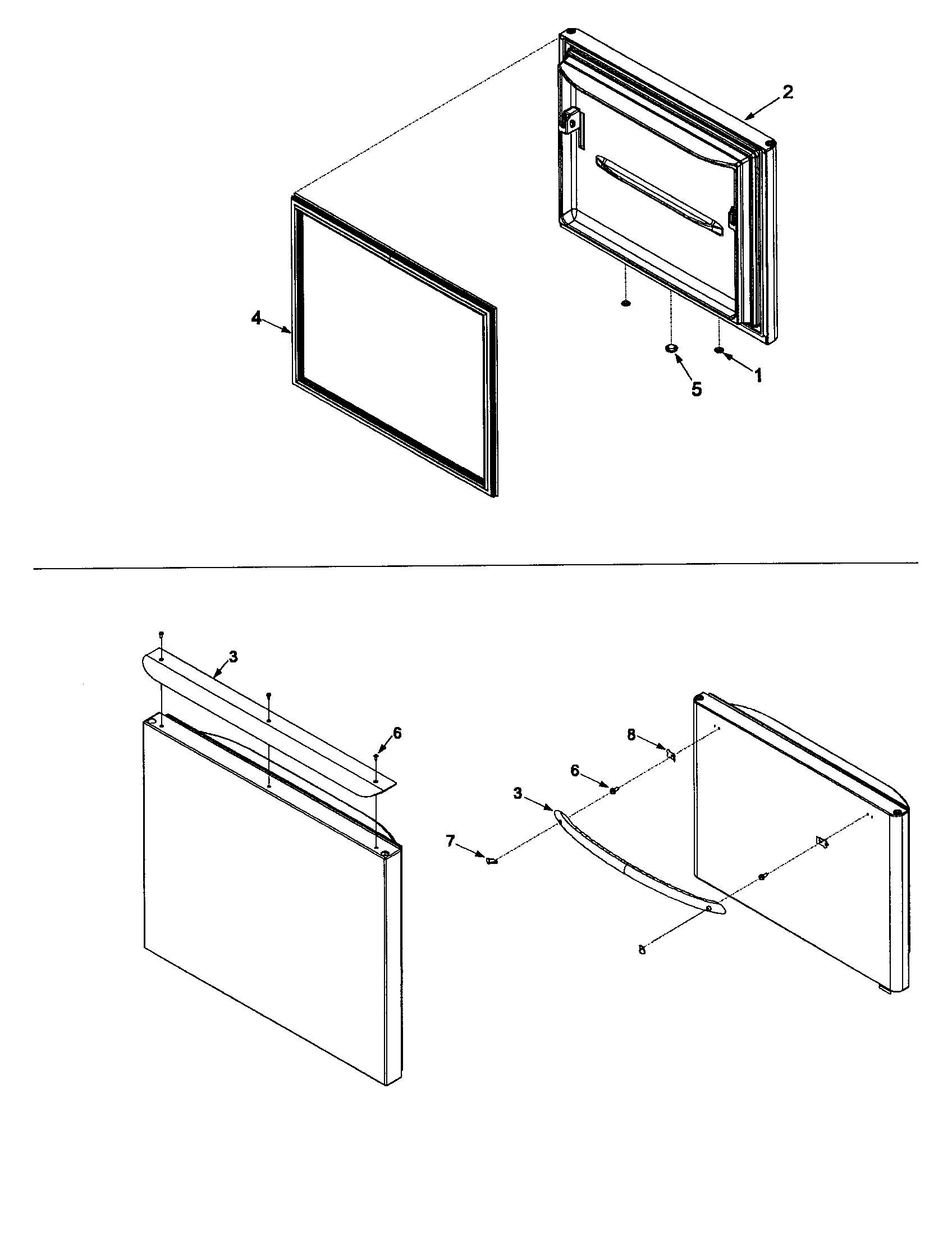 Amana ARB2557CC-PARB2557CC0 freezer door diagram