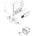 Amana ARB2557CB-PARB2557CB0 cabinet back diagram