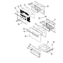 Magic Chef 34HA-5TKXW door diagram