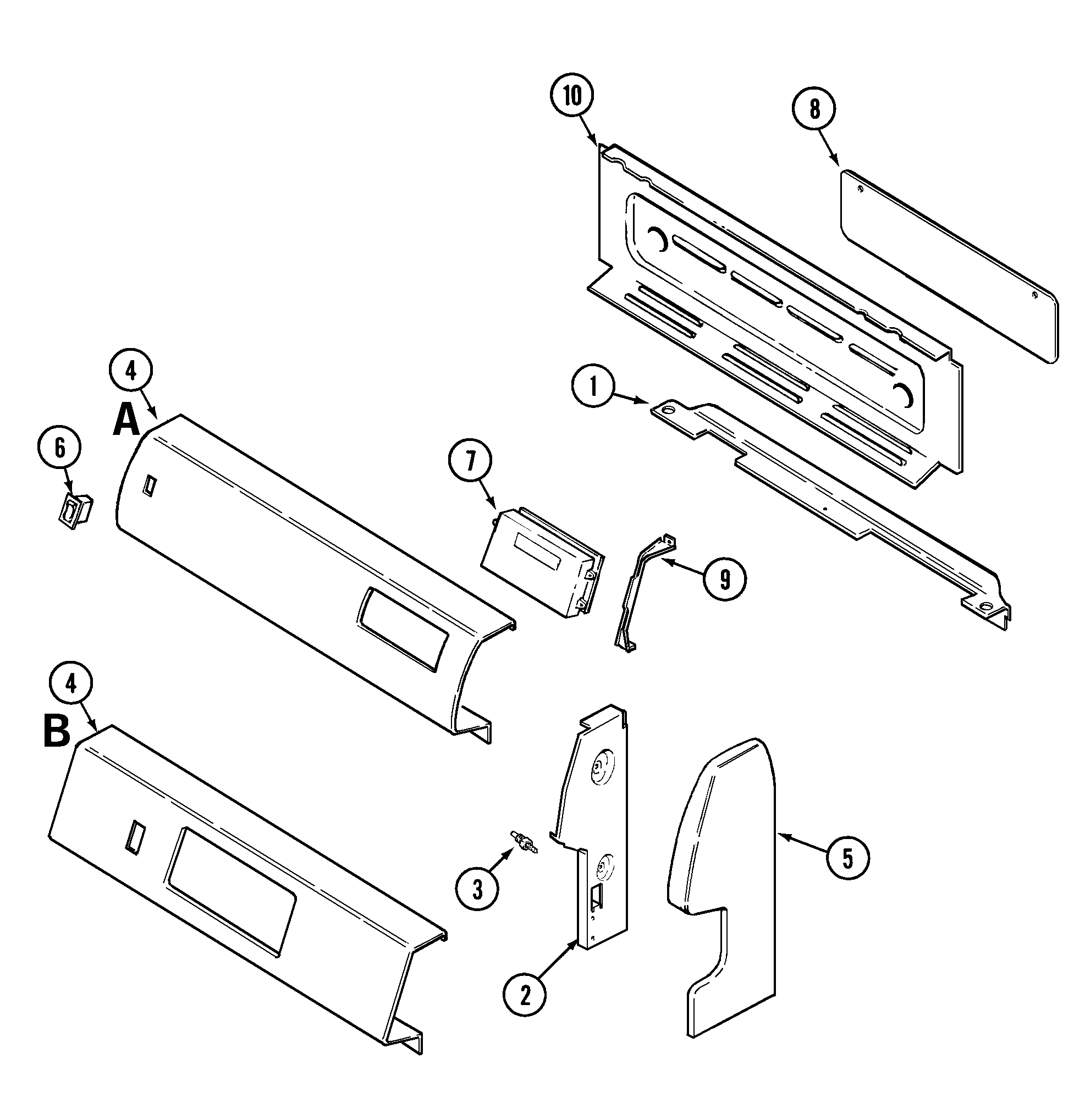 Crosley C31113WAAP control panel diagram