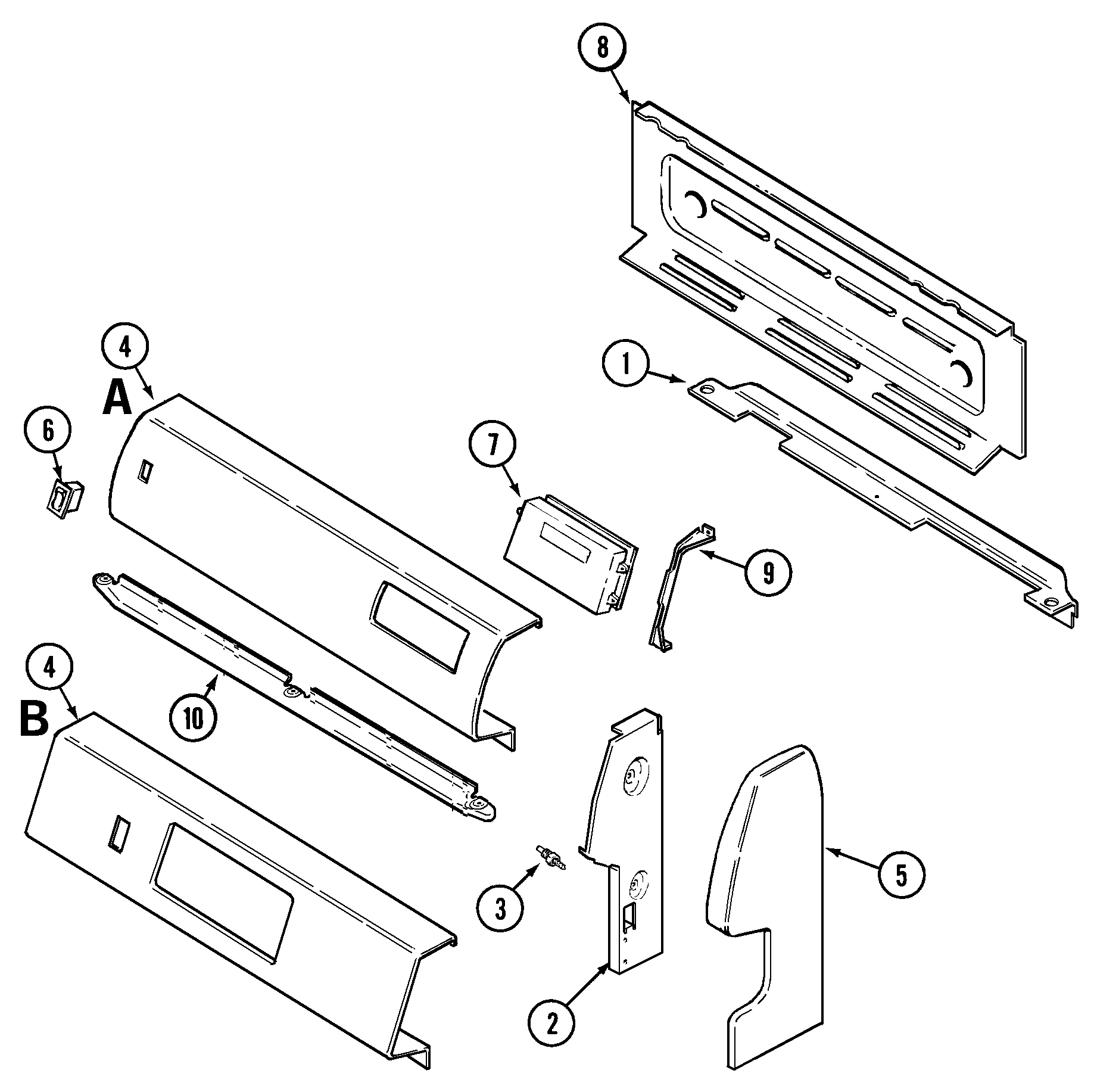 Crosley C31113XAA control panel (xaa, xaw) diagram