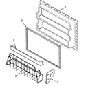 Maytag MTF1976HRW freezer inner door diagram