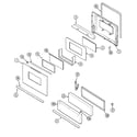 Maytag GA31713WAV door/drawer diagram