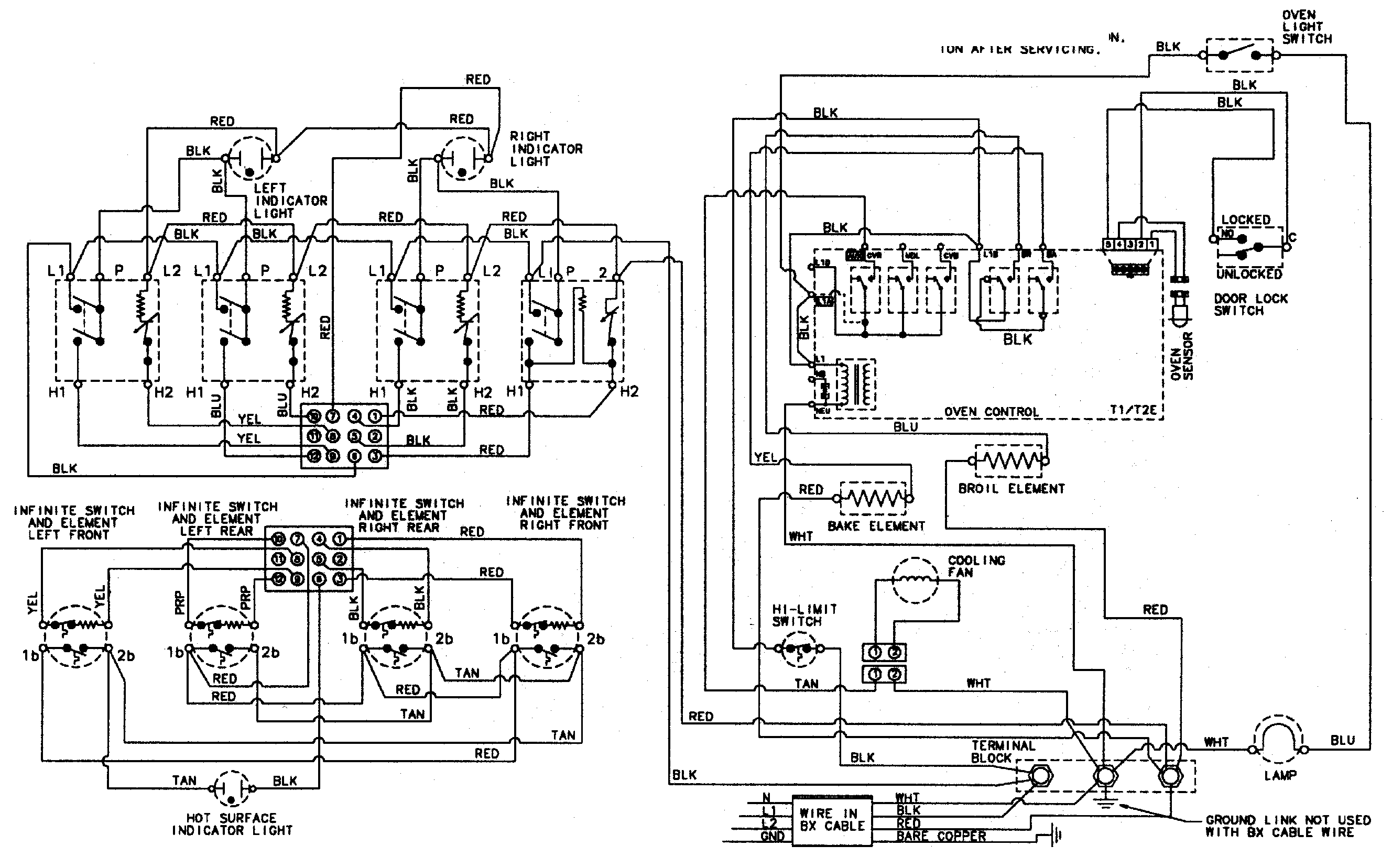 Magic Chef CES3760AAA wiring information diagram