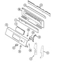 Maytag MGR5880BDQ control panel diagram