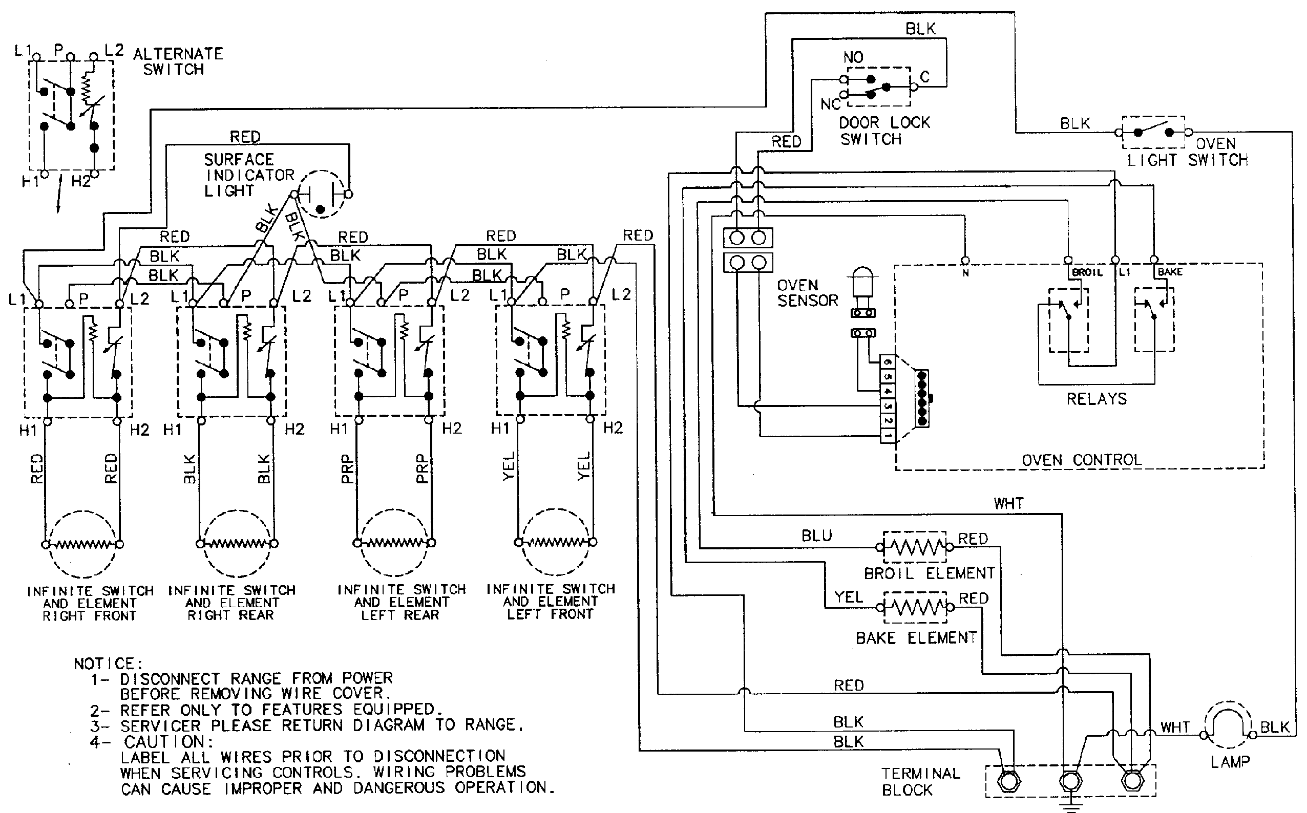 Crosley CE38300BAW wiring information diagram