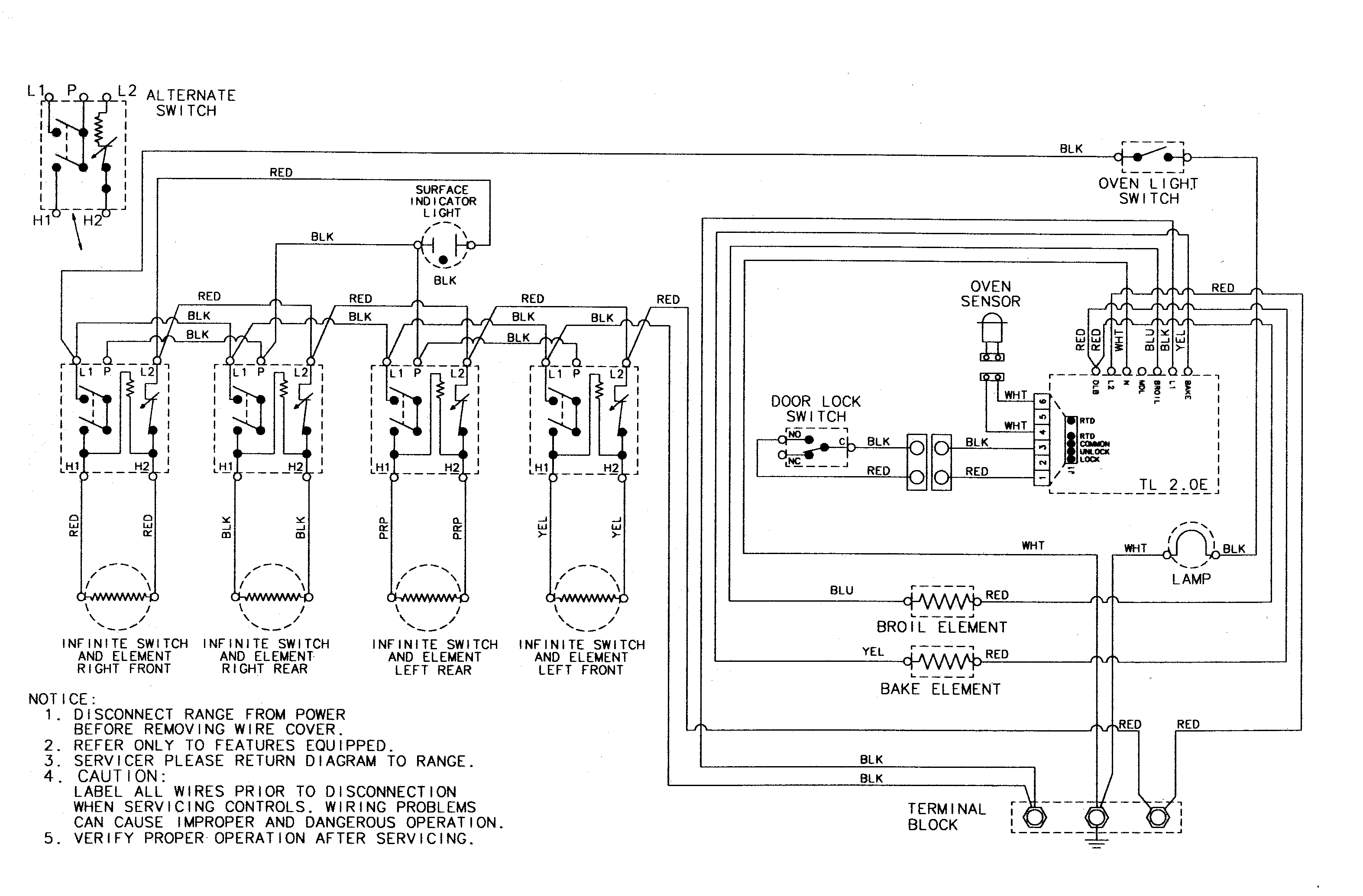 Crosley CE38300BAW wiring information (at series 16) diagram