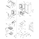 Amana ARB2217CC-PARB2217CC0 interior cabinet & freezer shelving diagram