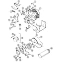 Maytag LSG7804AAE motor-dryer & blower diagram