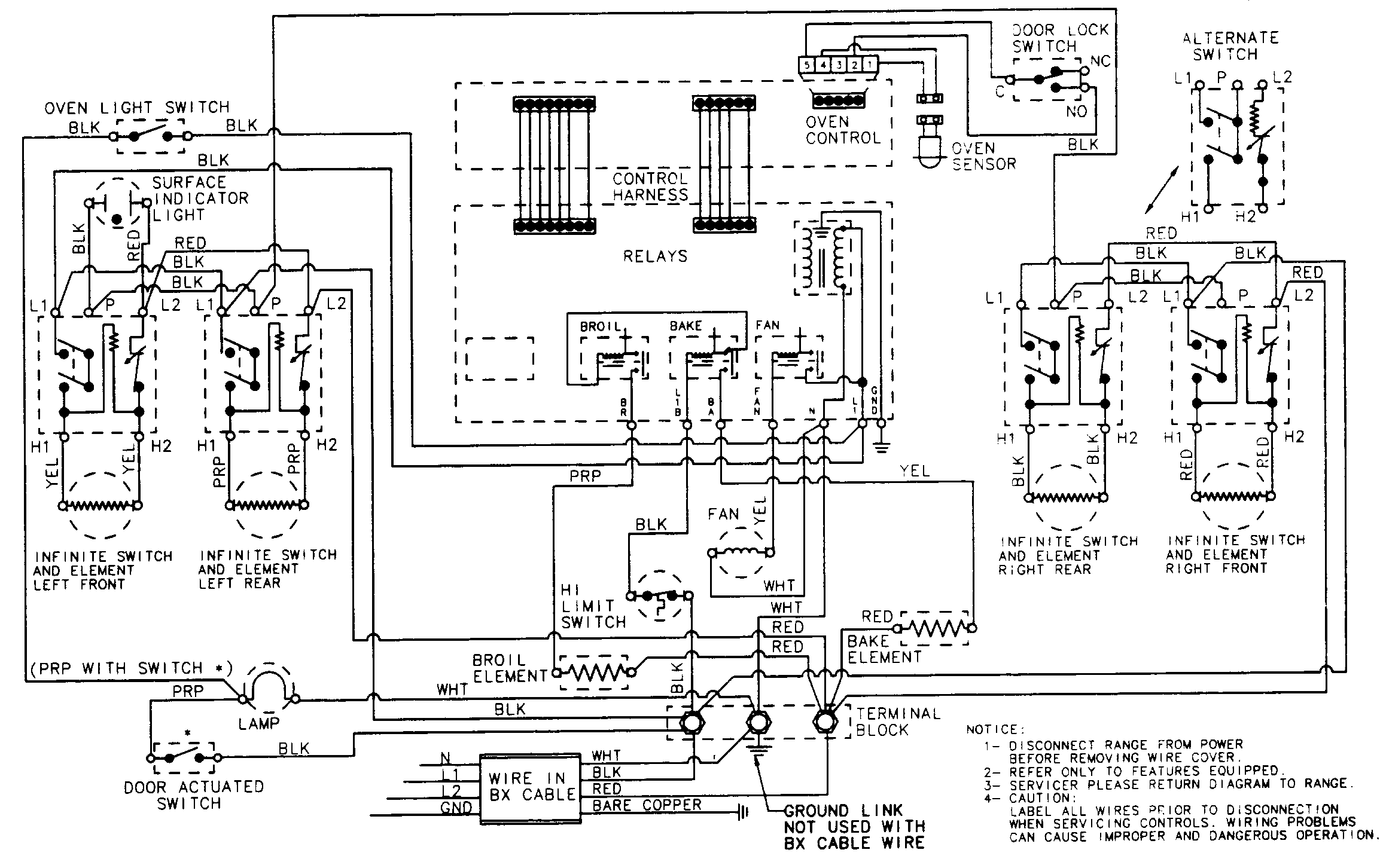Magic Chef 5892VVV wiring information diagram