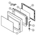 Jenn-Air JMC7000ADW door diagram