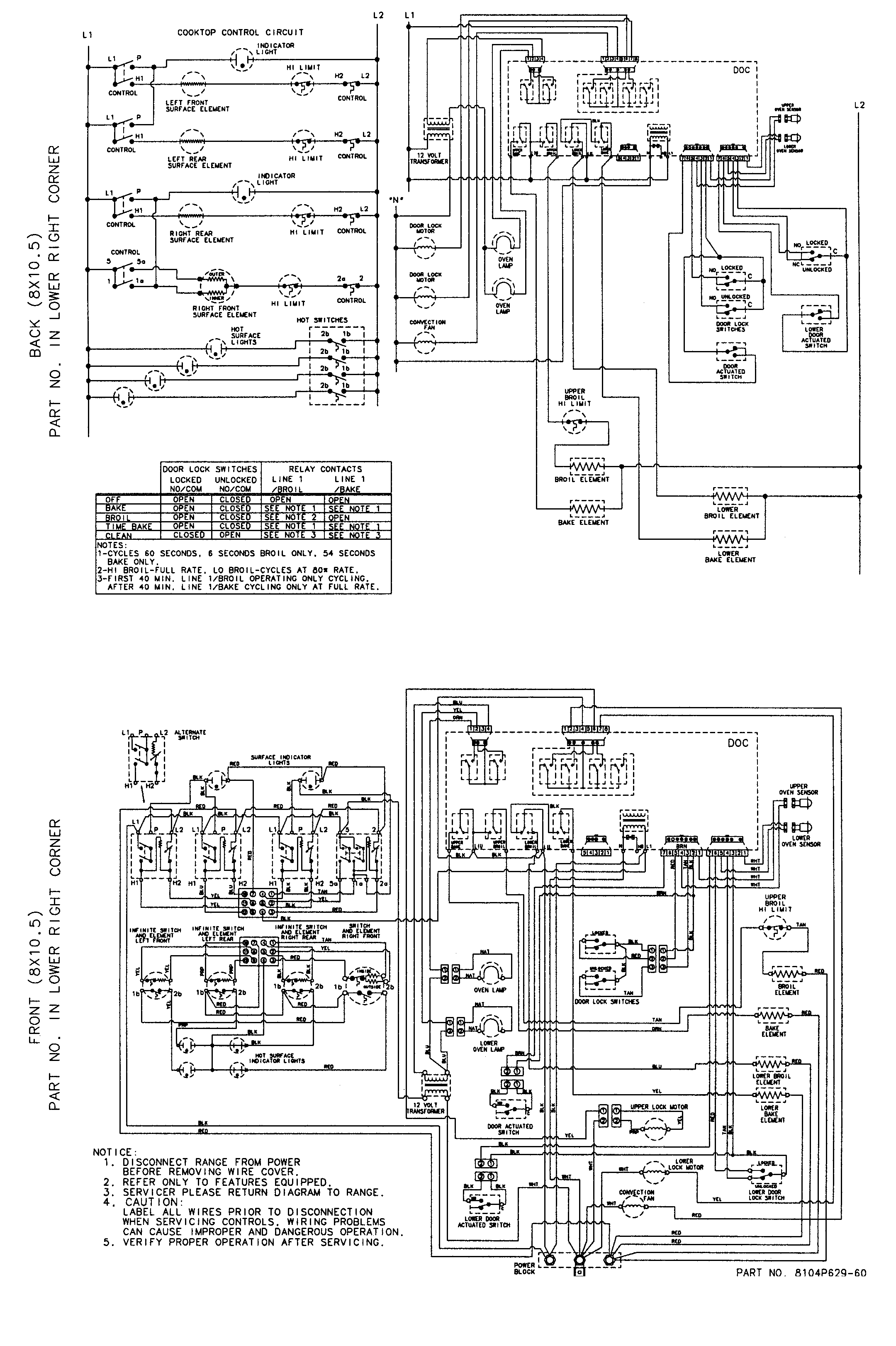 Maytag MER6770AAW wiring information diagram