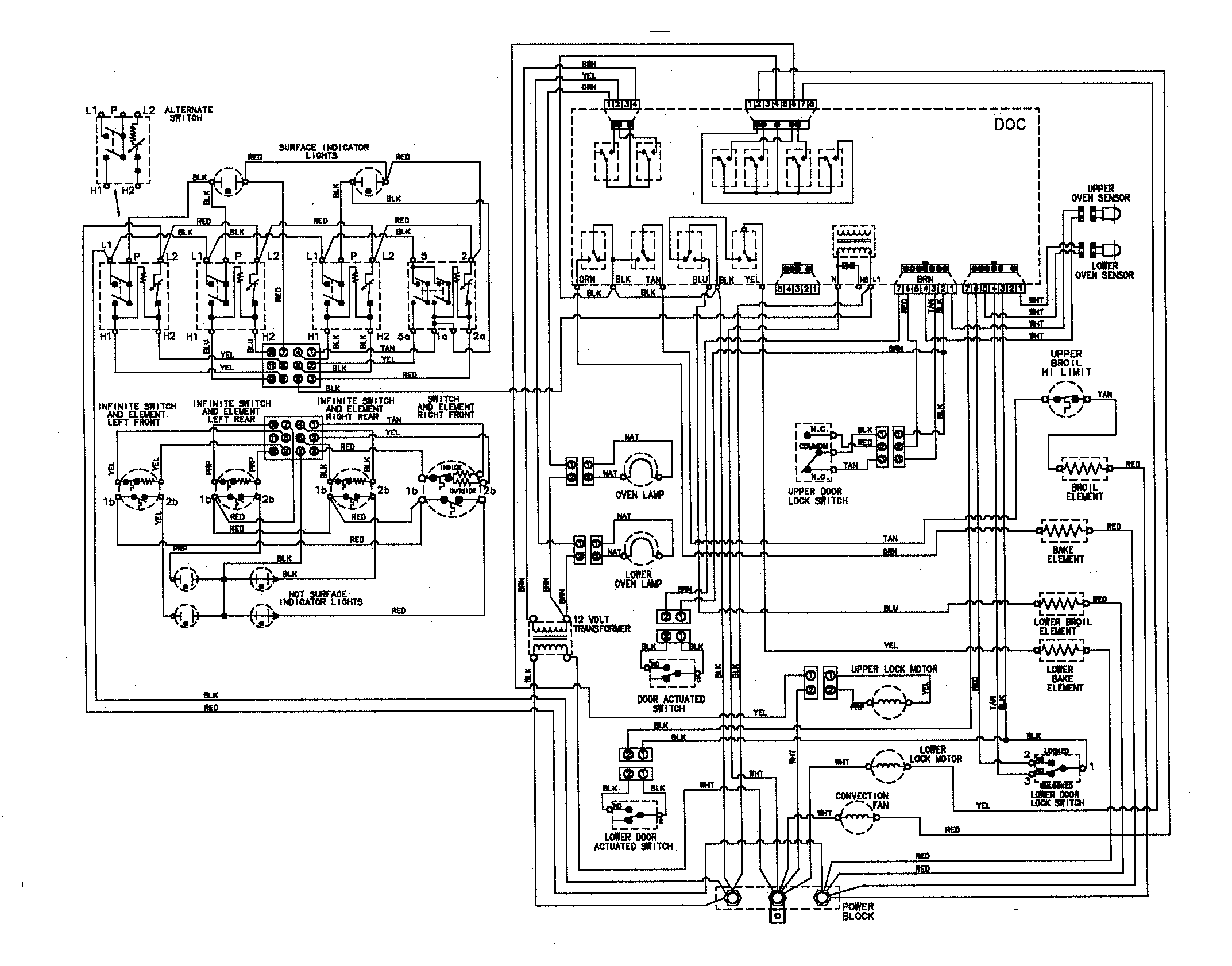 Maytag MER6770AAW wiring information diagram