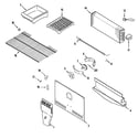 Maytag MTB1953HEW freezer compartment diagram