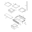 Maytag PTF216LHRQ shelves & accessories diagram