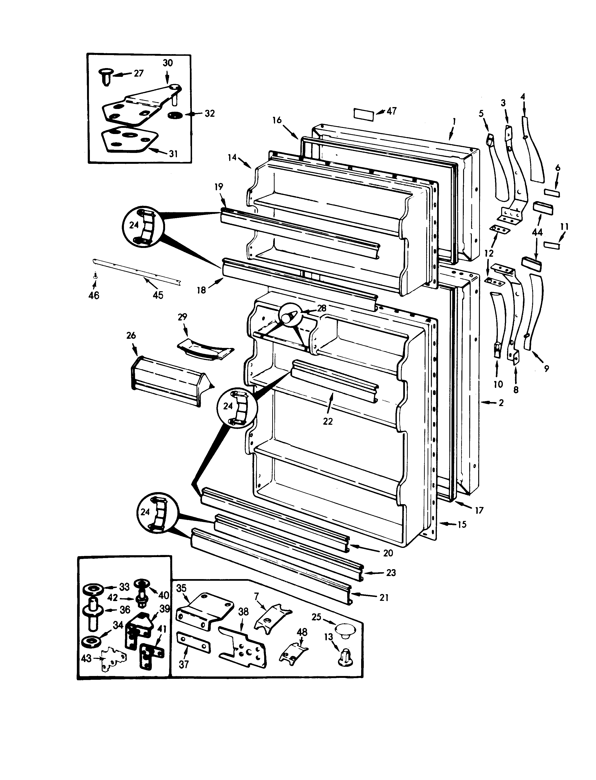 Crosley CNTI17V4-AC35A doors diagram