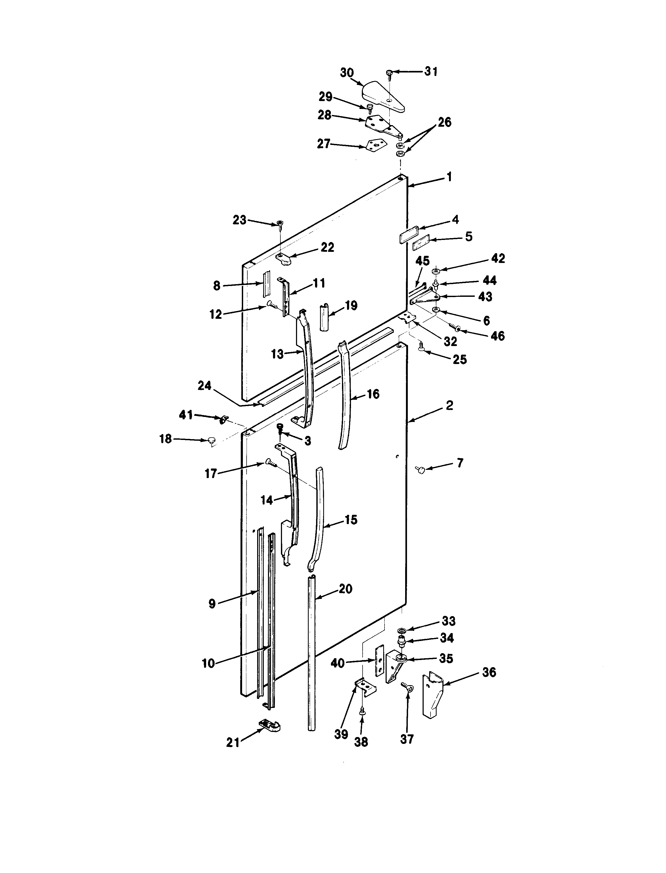 Maytag LRTD21A-AH71D door (outer) diagram