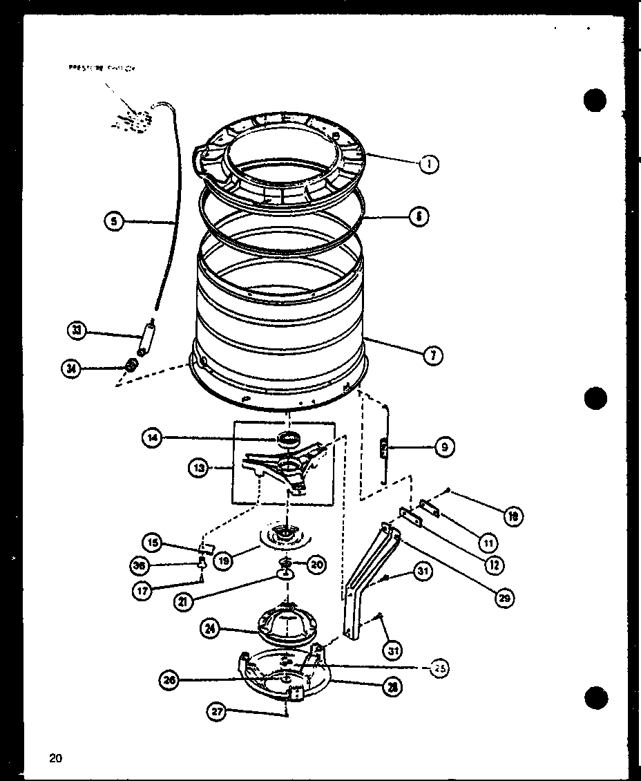 Amana LW3903L-P1122408WL page 8 diagram