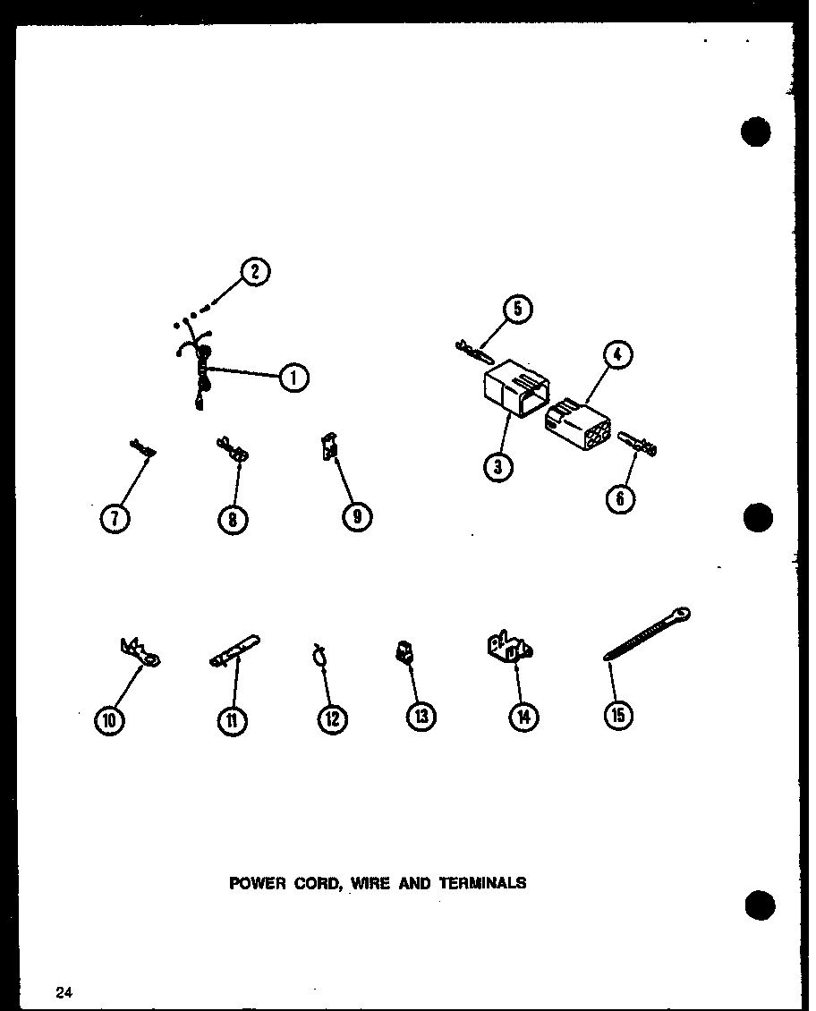 Amana LW3903L-P1122408WL power cord diagram