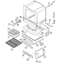 Maytag PGR5710BDW oven/base diagram