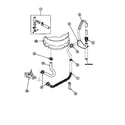 Amana LW8303W2-PLW8303W2A drain hose and siphon break diagram